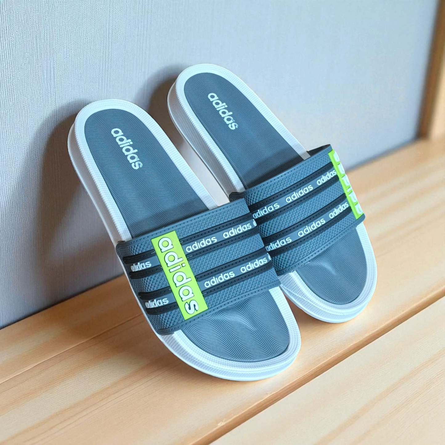 2) Adidas Casual Slides – Multi Strap Comfort Slippers- Article - 5048