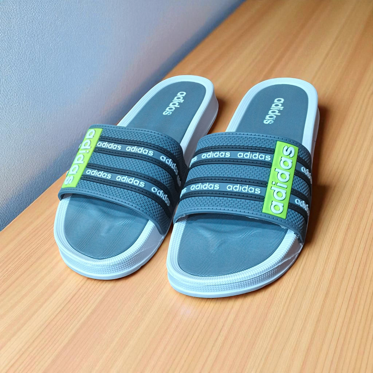 2) Adidas Casual Slides – Multi Strap Comfort Slippers- Article - 5048