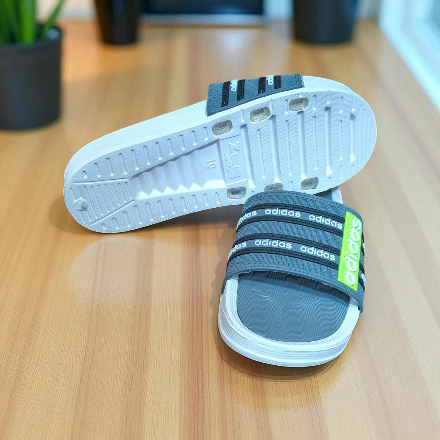2) Adidas Casual Slides – Multi Strap Comfort Slippers- Article - 5048