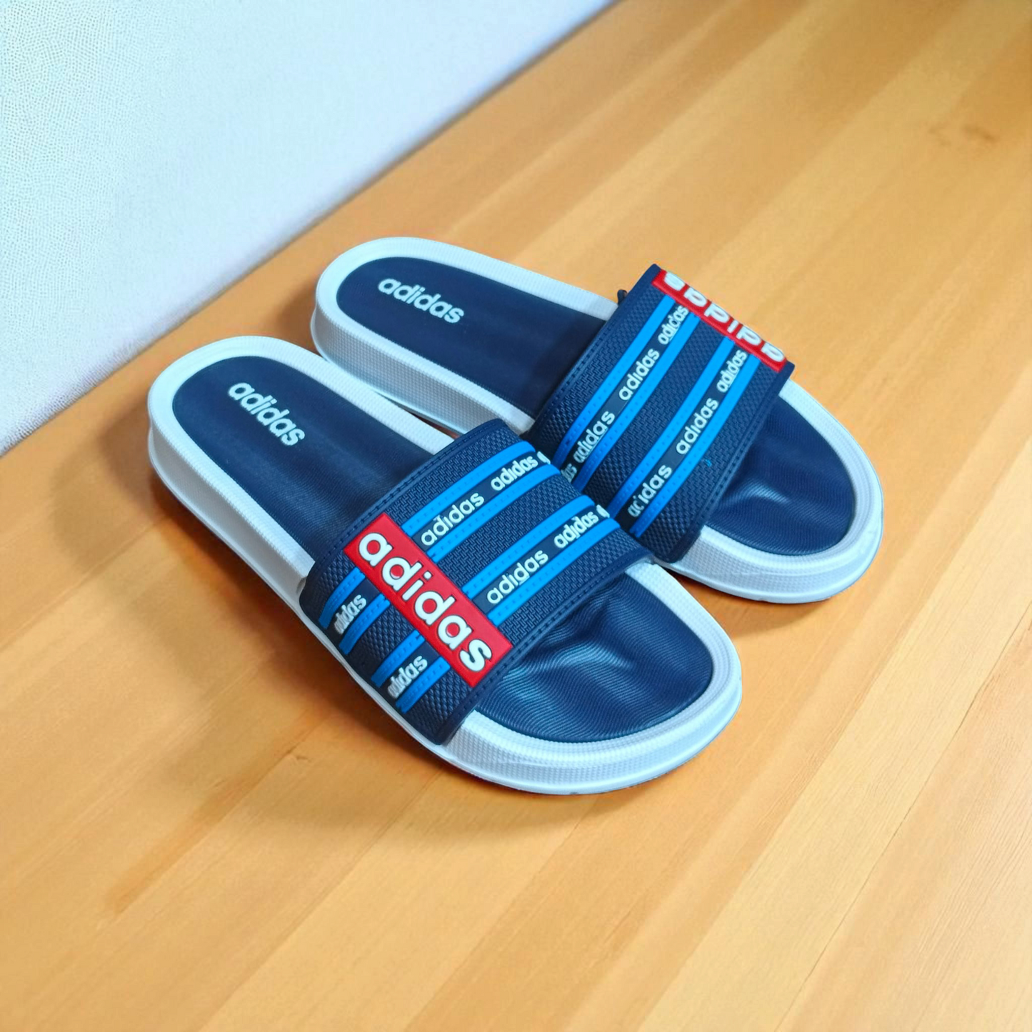 2) Adidas Casual Slides – Multi Strap Comfort Slippers- Article - 5048