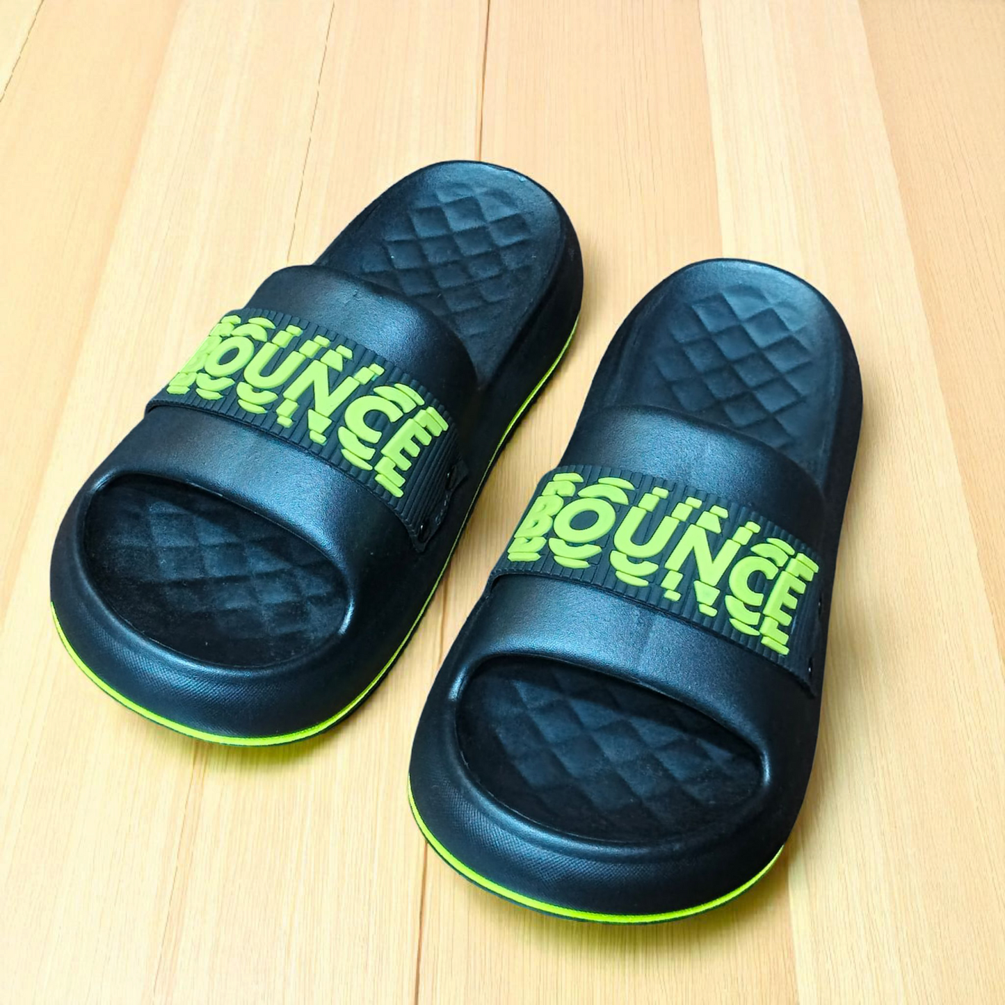 1.3) Bounce Ultra Soft Comfort Slippers – Thick Cushion Sole | Indoor/Outdoor Use