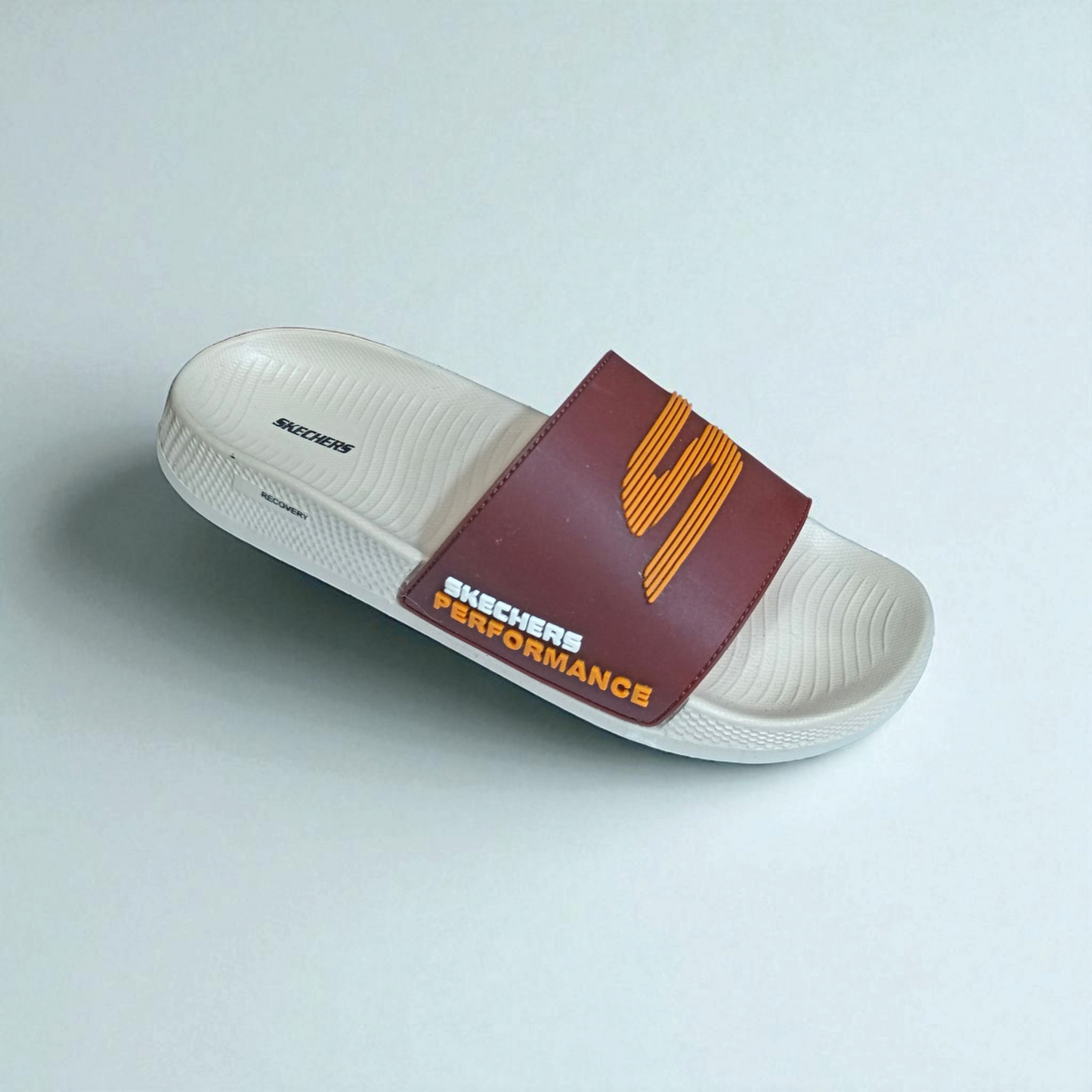 1 ) Skechers Performance Slide – Ultra Soft EVR Sole with Foam Cushioning Inside