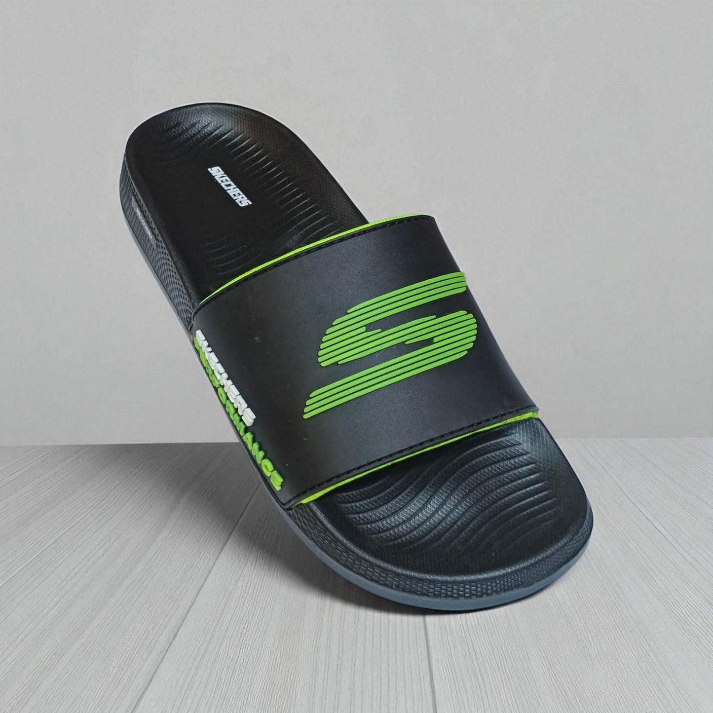 1 ) Skechers Performance Slide – Ultra Soft EVR Sole with Foam Cushioning Inside
