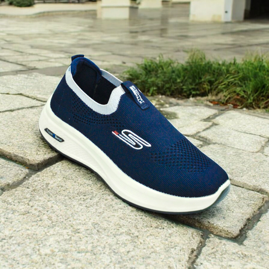 Men's Feather-Light EVR Soft-Sole Shoes (Navy)