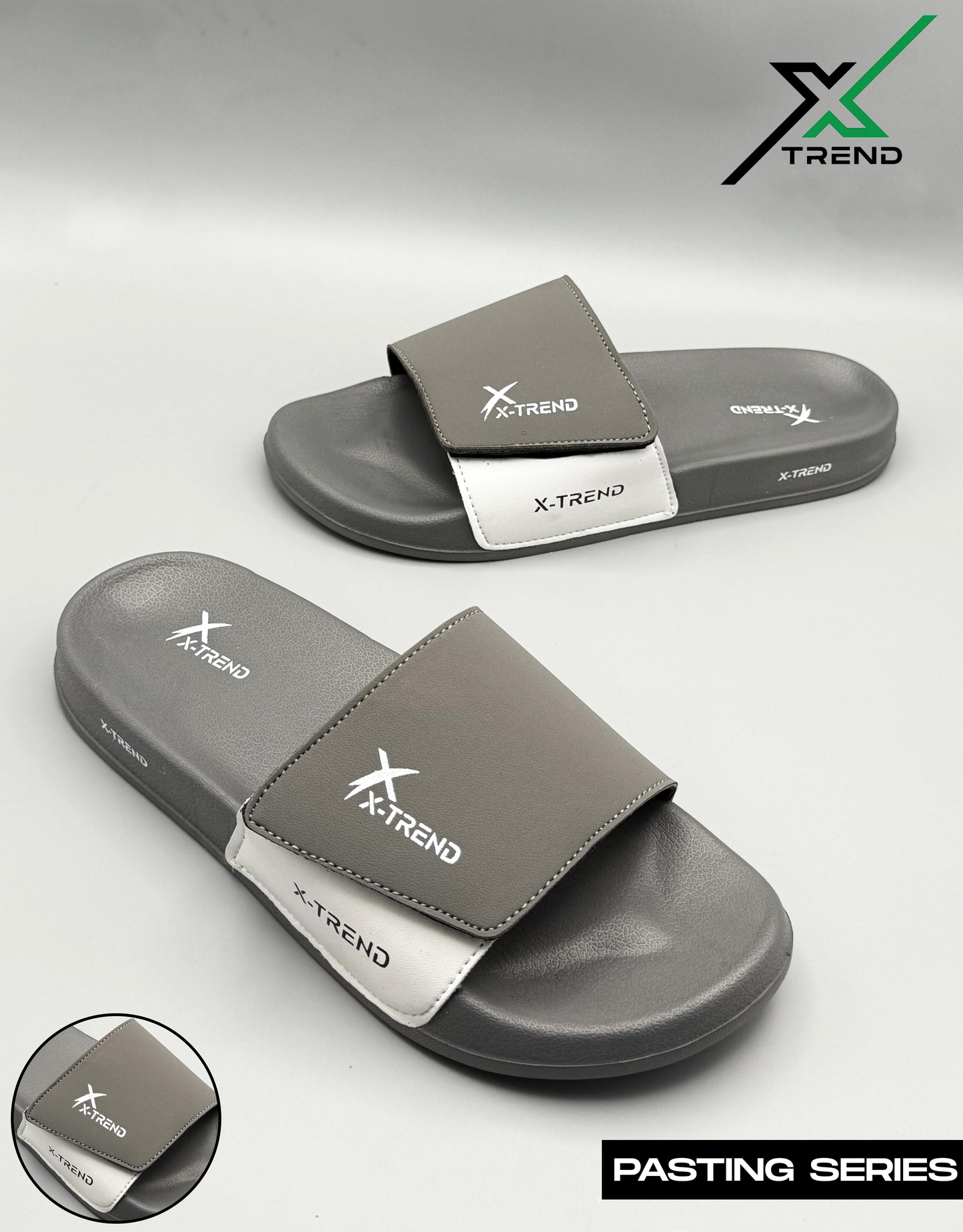 X-TREND PASTING SERIES – Premium Comfort Slides – ART P-2 Grey