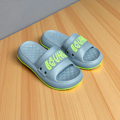 1.3) Bounce Ultra Soft Comfort Slippers – Thick Cushion Sole | Indoor/Outdoor Use