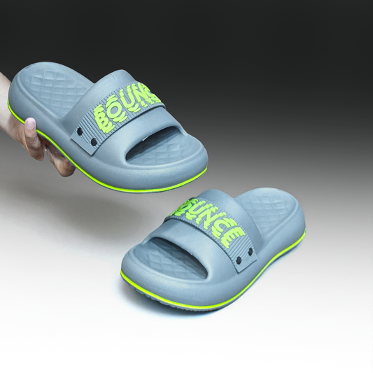 1.3) Bounce Ultra Soft Comfort Slippers – Thick Cushion Sole | Indoor/Outdoor Use