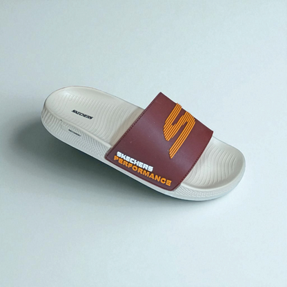 1 )  Skechers Performance Slide – Ultra Soft EVR Sole with Foam Cushioning Inside