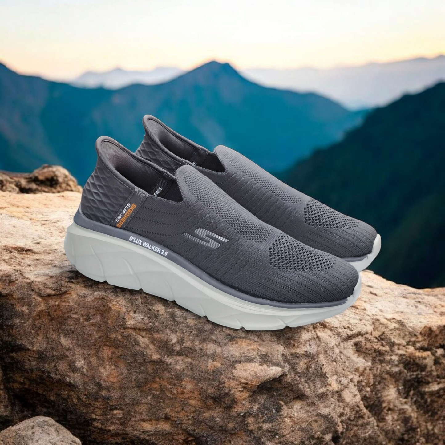 Men's Easy-Wear Comfort Walkers (Grey)