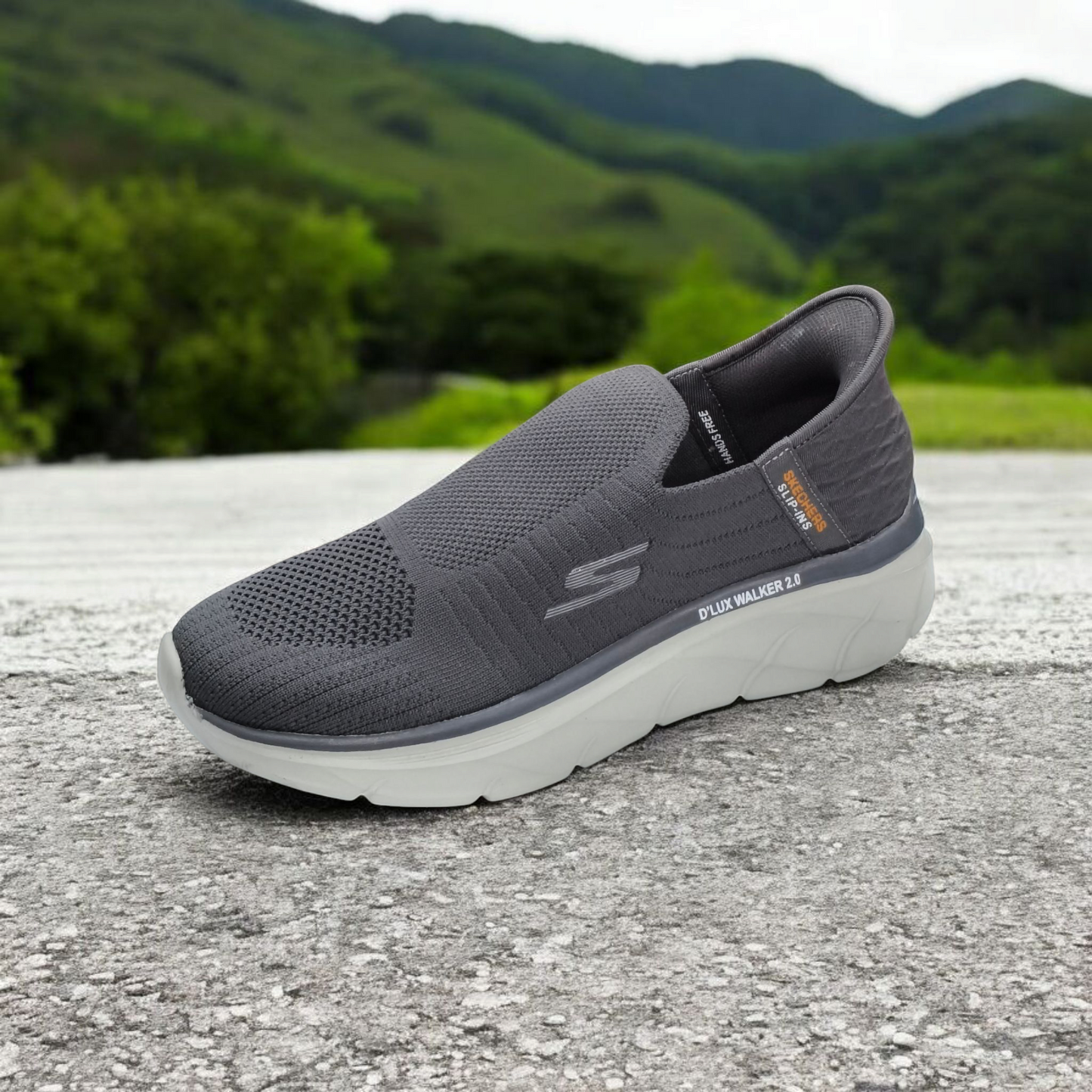 Men's Easy-Wear Comfort Walkers (Grey)