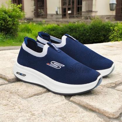 Men's Feather-Light EVR Soft-Sole Shoes (Navy)