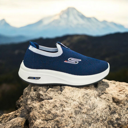 Men's Feather-Light EVR Soft-Sole Shoes (Navy)