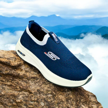 Men's Feather-Light EVR Soft-Sole Shoes (Navy)