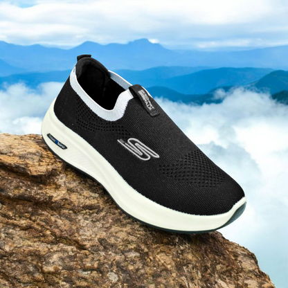 Men's Feather-Light EVR Soft-Sole Shoes (Black)