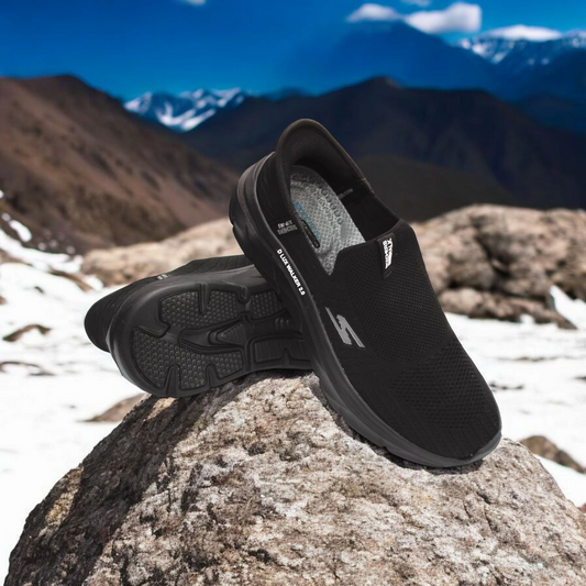 Men's Easy-Wear Comfort Walkers (Black)