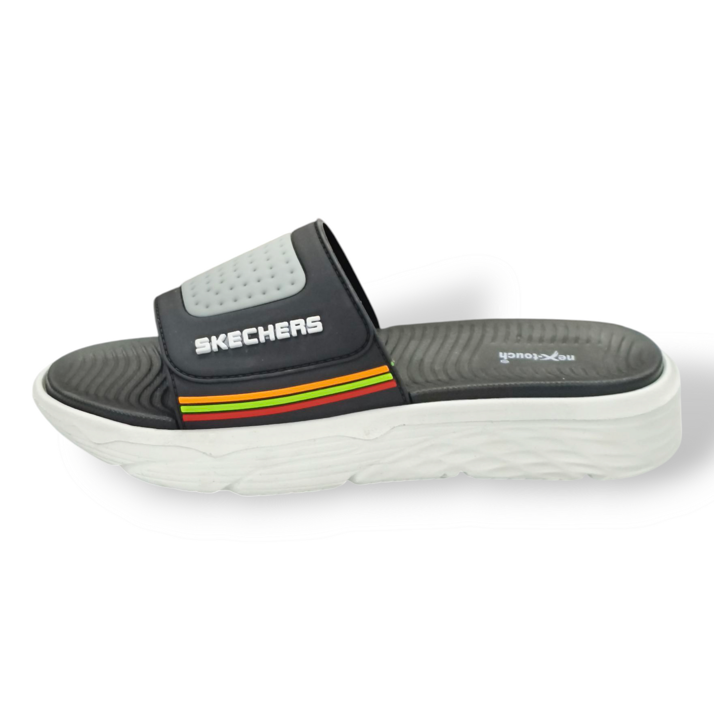 SKS Men's Silicon Upper Slides | Soft neX-touch Cushion Chappal