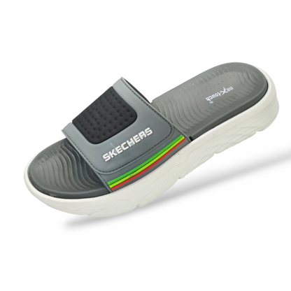 SKS Men's Silicon Upper Slides | Soft neX-touch Cushion Chappal