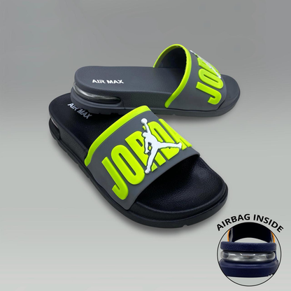 ( J )Air Max Men's Slides | Air Cushion Comfort Slippers