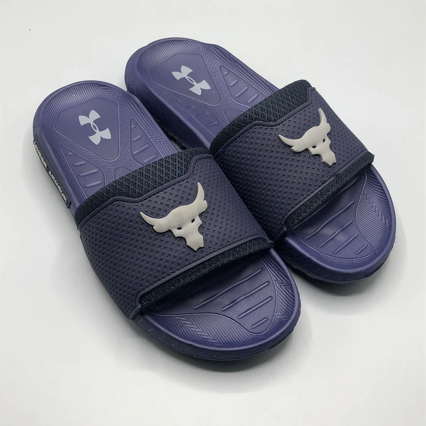 (4)Men's FlexGrip Comfort Slides