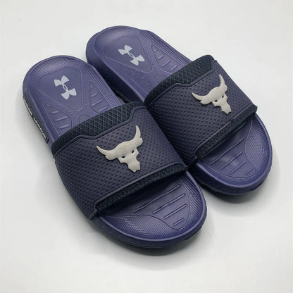 (4)Men's FlexGrip Comfort Slides
