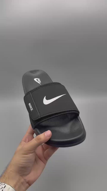 Nike Style Adjustable Slide Slippers – ART P-1 Mustard